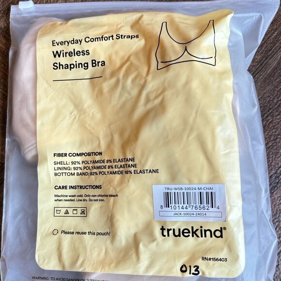 Truekind Everyday Comfort Straps Wireless Shaping Bra 10024 NWT - Picture 7 of 10